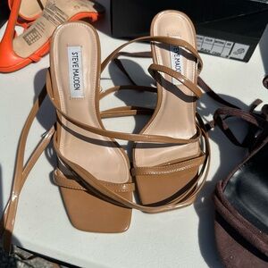 Steve Madden Tan Strappy Sandals